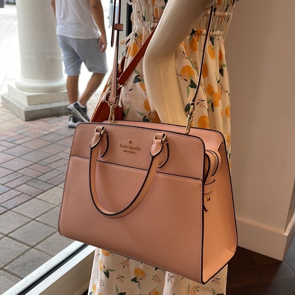 Kate Spade Madison Saffiano Leather Medium Satchel
COLOR:
Conch Pink
NWT - Picture 8 of 16